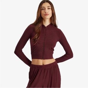 SKIMS soft lounge zip up